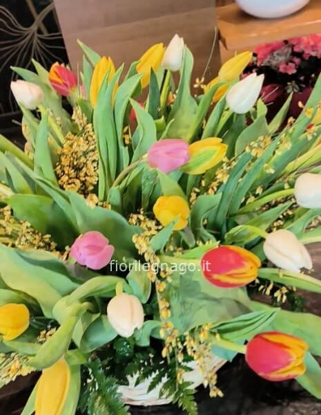Bouquet con tulipani